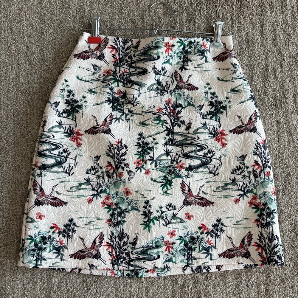 H&M Multicolor Floral Skirt
